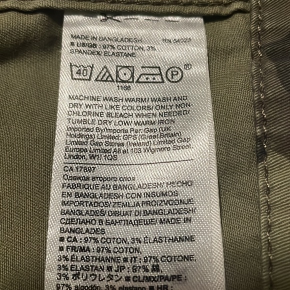 BANANA REPUBLIC - MILITARY CROP JACKET - PETITE XXS - CAMOUFLAGE - Picture 5 of 5